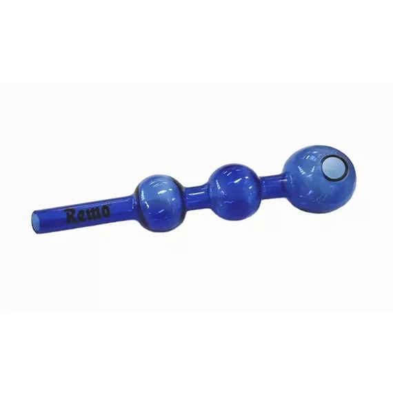 Remo Üveg Pipa -Tripla Bubi 14cm  -5db-